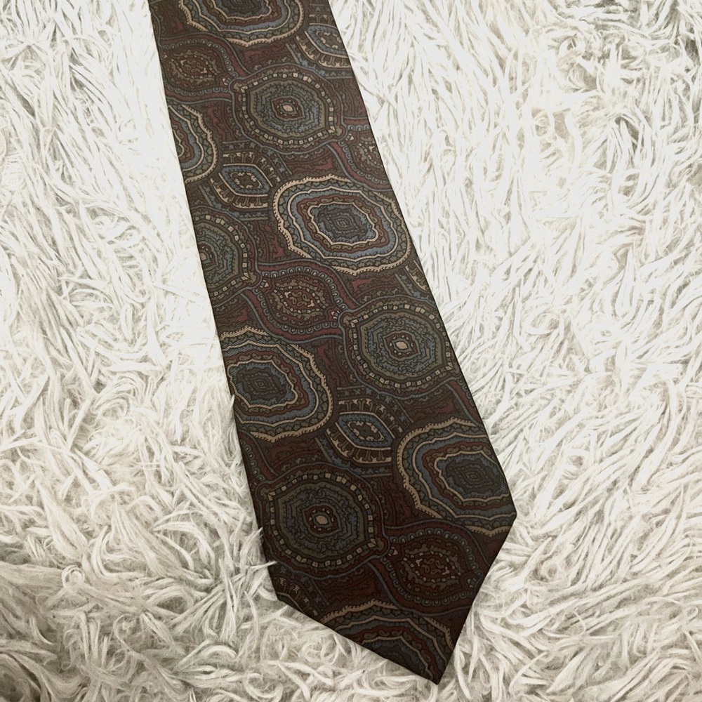 Vintage Men’s Paris Pierre Balmain 100% Italian Silk necktie